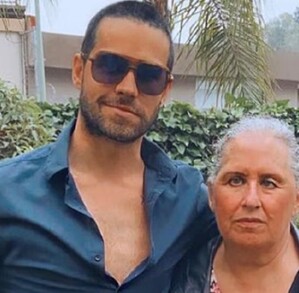 Eleazar Gómez abrazando a su mamá Melissa Sánchez. Eleazar Gómez abrazando a su mamá Melissa Sánchez.