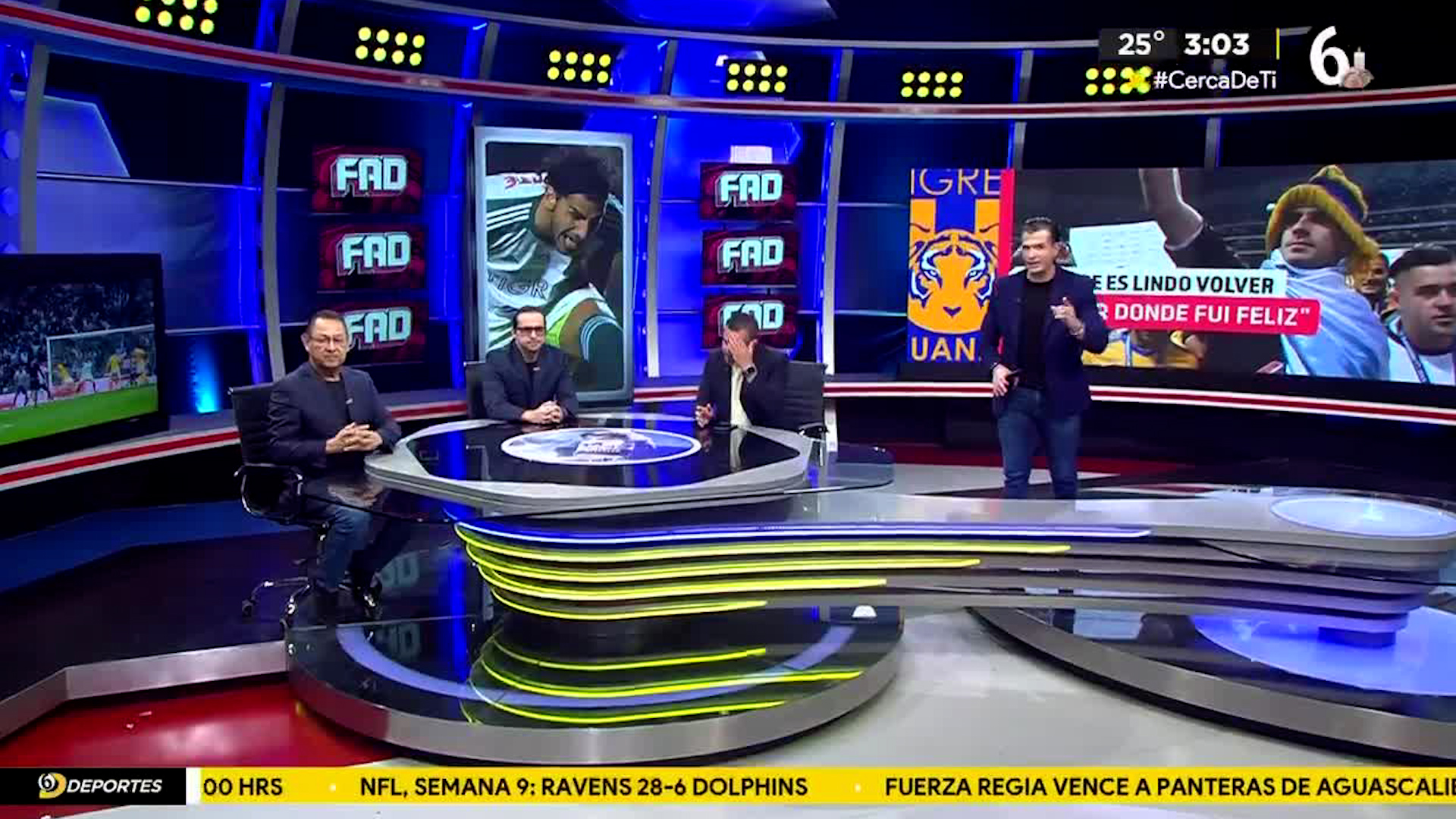 Programa Futbol al día, viernes 31 de octubre de 2025.