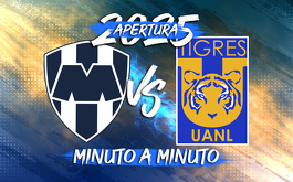 Los Tigres de la UANL visitan a los Rayados del Monterrey en busca de afianzarse en la parte alta del torneo Apertura 2025.