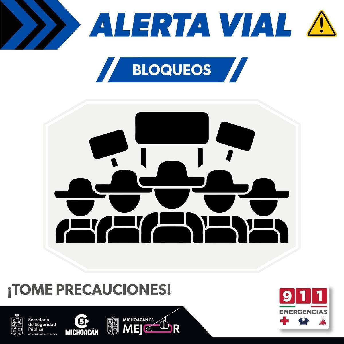 Alertan por nuevos bloqueos carreteros en Michoacán el 31 de octubre de 2025