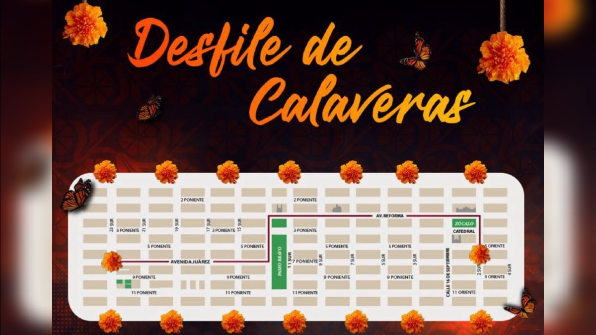 ruta y calles cerradas desfile del día de muertos puebla 2025 ruta y calles cerradas desfile del día de muertos puebla 2025