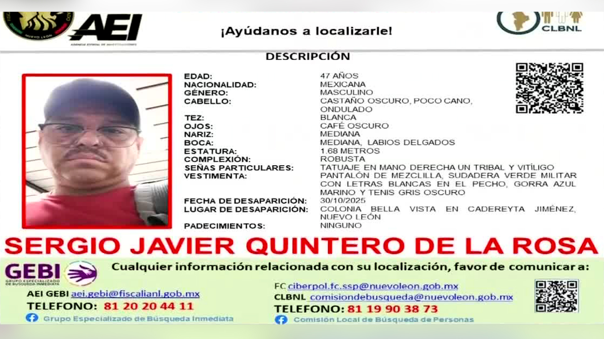 La unidad fue localizada sobre la carretera libre a Nuevo Laredo en el municipio de Vallecillo.