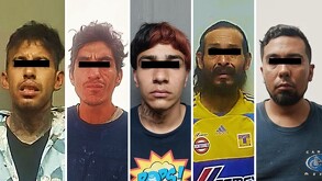 Cinco hombres fueron detenidos en Apodaca