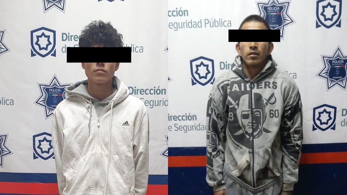 Hombres detenidos por las autoridades