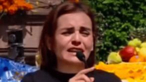 Greia Quiroz, esposa del edil asesinado en Uruapan, Carlos Manzo.