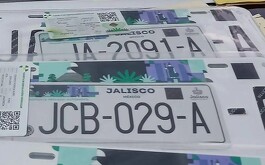 Nuevas placas que se utilizan en Jalisco 2025 - 2026