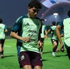Jugadores de la Selección Mexicana Sub-17 preparándose para su debut en el Mundial de Qatar 2025.