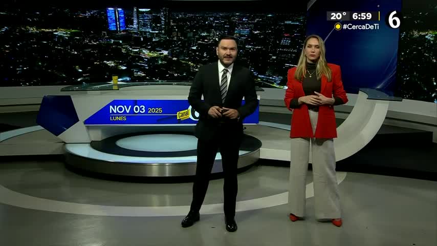 Telediario nocturno CdMx, lunes 03 de noviembre de 2025.