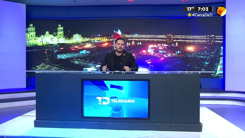 Telediario noticias, programa conducido por Fernando Robles, domingo 2 de noviembre de 2025.