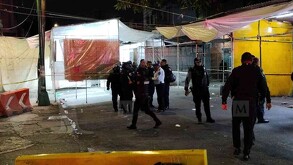 Policías de la Secretaría de Seguridad Ciudadana atendieron el reporte de una balacera en el Barrio Bravo de Tepito, hoy 3 de noviembre del 2025.