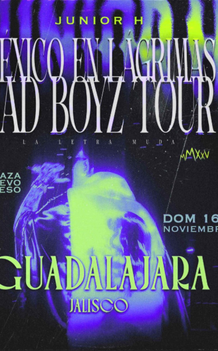 Flyer de presentación Junior H en Guadalajara