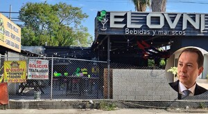 Imagen que describe al responsable de la investigación hablando de la balacera en OVNI 2.