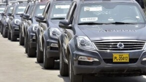 Foto genérica de patrullas de policías en Perú.