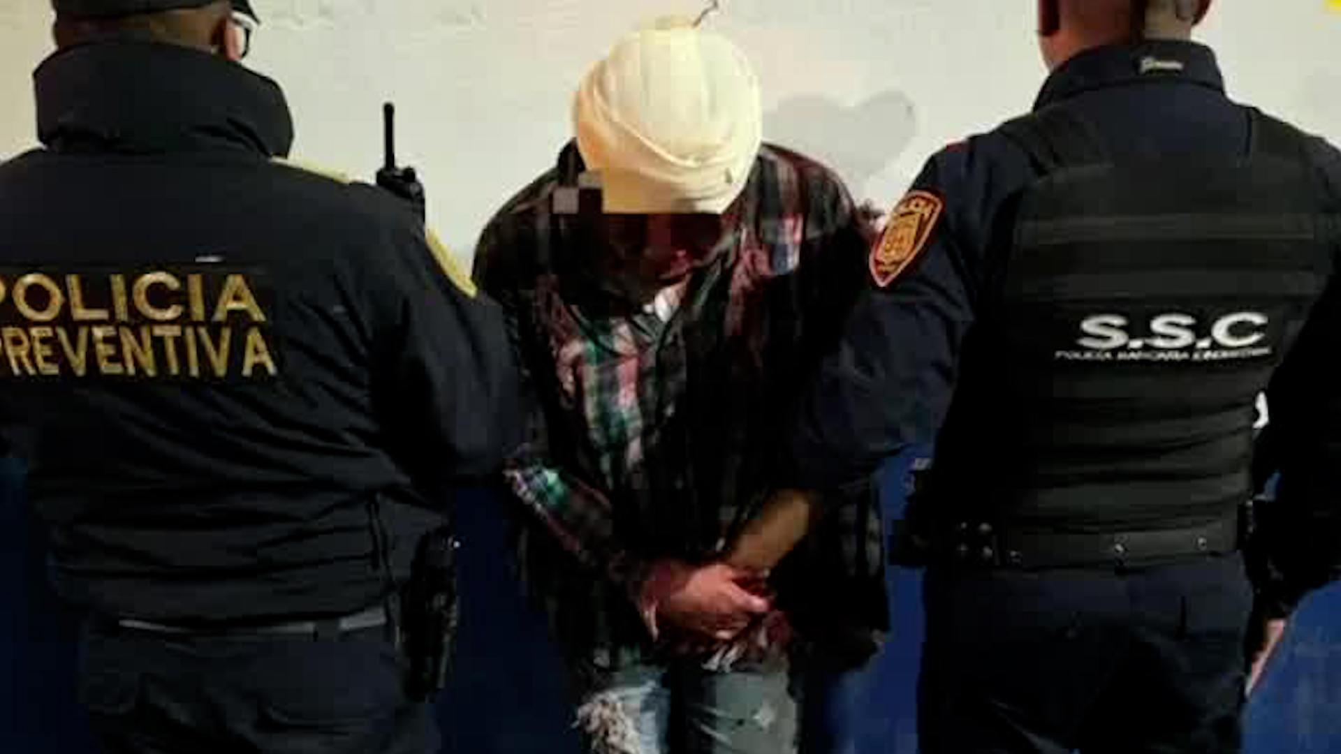 En la colonia Reacomodo El Cuernito el agresor fue captado amedrentando a sus vecinos mientras realizaba detonaciones al aire.