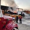 Movilización por incendio en Parque Industrial Escobedo