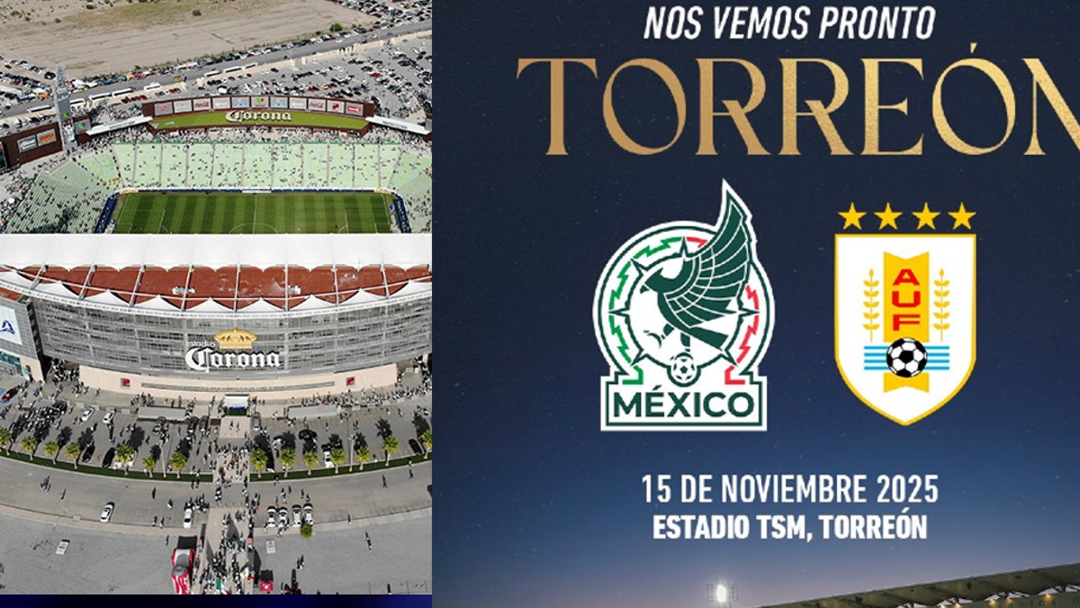 El anuncio del México vs Uruguay en el TSM