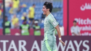Aldo Patricio de Nigris festejando su gol que le daba el empate 1-1 a México frente a Corea del Sur en el Mundial Sub-17.