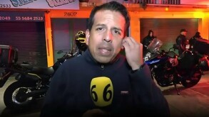 Enrique Luna narrando el accidente automovilístico que sufrió en Calzada de Tlalpan.