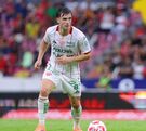 Agustín Palavecino en un partido con el Necaxa
