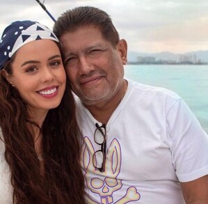 Juan Osorio y su esposa Eva Daniela