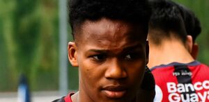 Miguel Nazareno en entrenamientos con Independiente del Valle