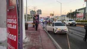Movilización por atropello en avenida Garza Sada en Monterrey