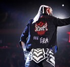 Penta Zero Miedo haciendo una de sus presentaciones en la WWE.