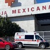 Cruz Roja en la que se atendió a joven que terminó con un brazo atrapado en una máquina trituradora.