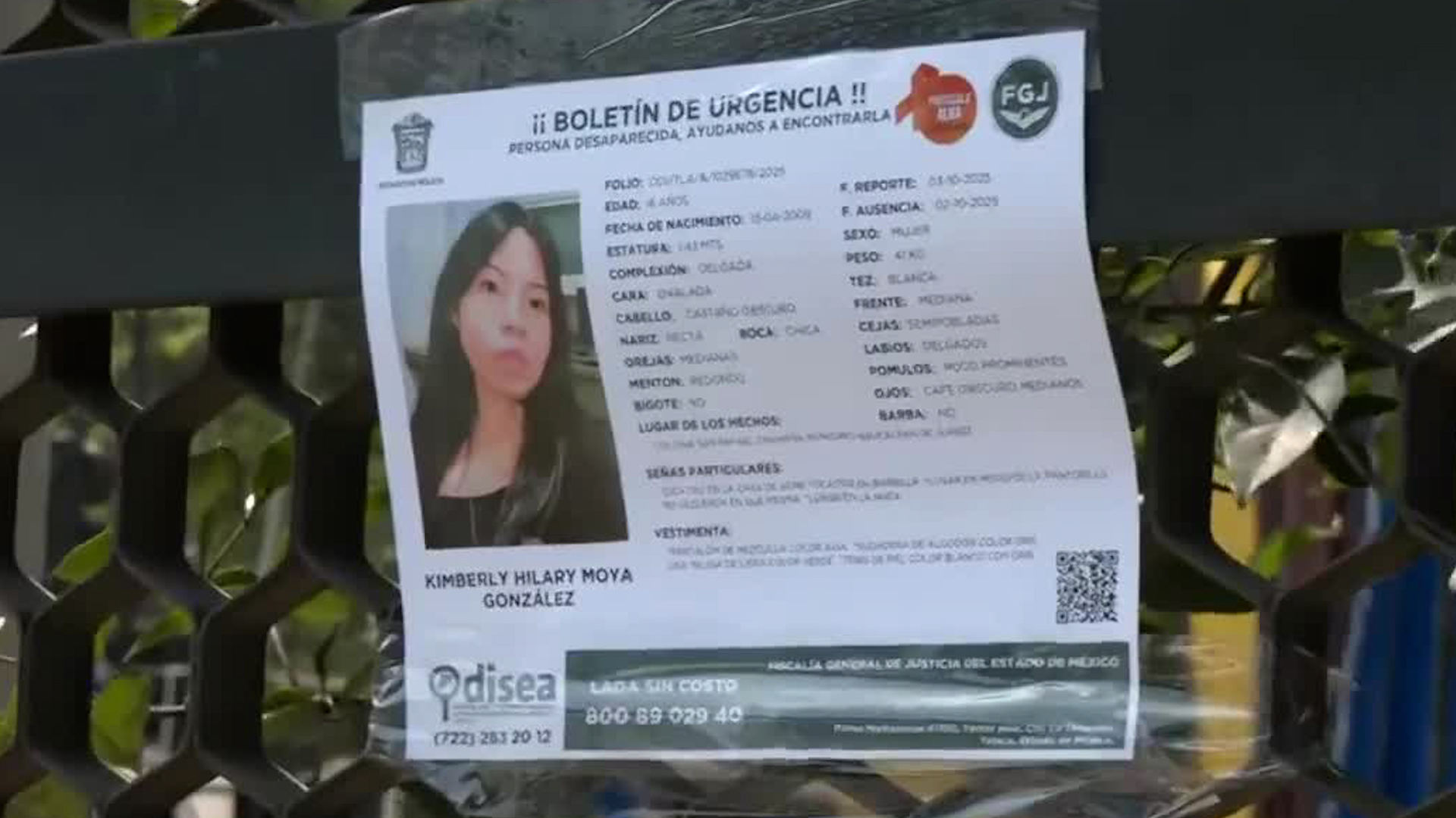 Tras un mes desaparecida, la madre de Kimberly Moya espera tocar el corazón de la ciudadanía y poder tener información del paradero de su hija.