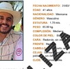 Ficha de búsqueda de hombre con sombrero y barba