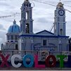 Letras del municipio de Huixcolotla, en Puebla.
