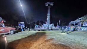 Feria de Teocaltiche durante instalación de noche