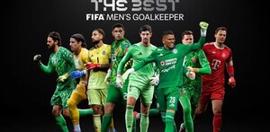 Los mejores porteros del mundo y nominados al Premio The Best de la FIFA 2025.