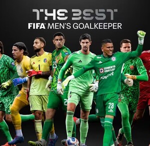 Los mejores porteros del mundo y nominados al Premio The Best de la FIFA 2025.