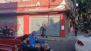 Bodega Aurrera en colonia Centro donde menor mató a un guardia de seguridad