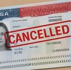 Visa de los Estados Unidos de América cancelada