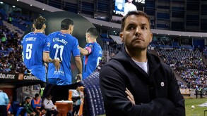 Nicolás Larcamón entrenador de Cruz Azul en el Apertura 2025.