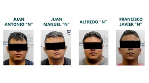 Tribunal de Jalisco sentencia a 100 años de prisión a cuatro hombre.