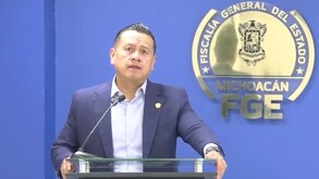 Carlos Torres Piña: Fiscal de Michoacán durante rueda de prensa de identificación del presunto homicida de Carlos Manzo