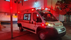 Imagen de ambulancia de Cruz Roja Mexicana de Torreón.