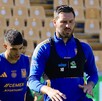 André-Pierre Gignac entrenando al parejo del equipo previo al duelo de Tigres contra Atlético de San Luis.
