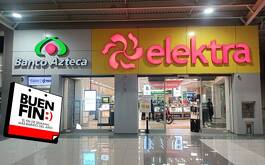 Tienda Elektra junto con sucursal de Banco Azteca