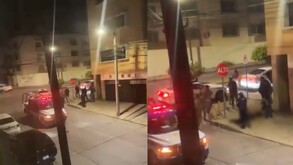 El estudiante fue asaltado en una zona cercana a la universidad, al lugar llegaron elementos de la policía.