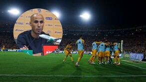 Guido Pizarro en conferencia de prensa y jugadores de Tigres celebrando un gol