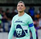 Keylor Navas en un partido con Pumas