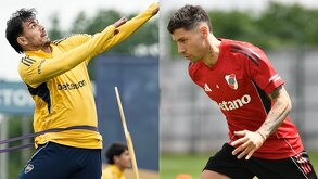 Leandro Paredes entrenando con Boca Juniors para enfrentar al equipo de Gonzalo Montiel, River Plate.