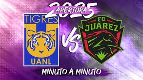 Tigres necesita de una victoria o un empate en los Cuartos de Final de vuelta para clasificar a la Semifinal del Apertura 2025.