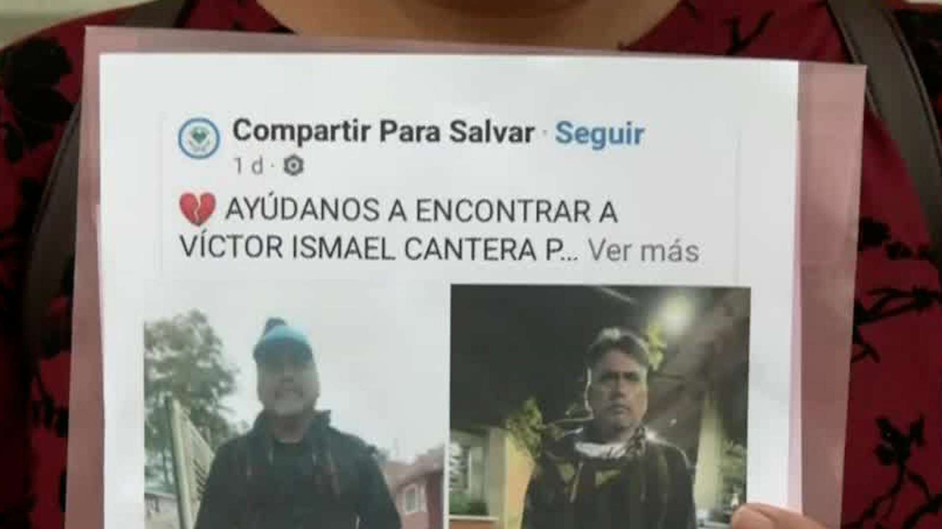La persona desaparecida se extravió cerca de la zona de hospitales de esa alcaldía y aparentemente padece de sus facultades mentales.