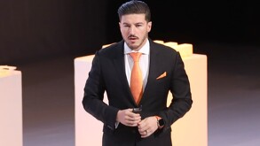 Samuel García hablando en Cuarto Informe de Gobierno.