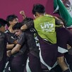Jugadores de la Selección Mexicana sub-17 festejando el gol de la victoria ante Costa de Marfil.